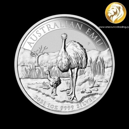 1 oz Australian Silver Emu 2021 (with capsule)