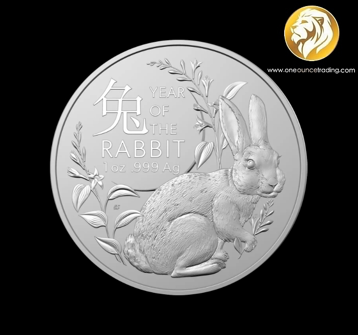 1 oz Royal Australian Mint Lunar Rabbit 2023 Silver Coin
