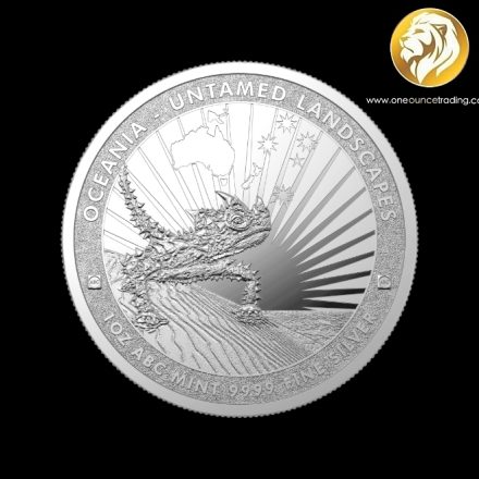 1 oz Untamed Landscapes Series: The Thorny Lizard Silver Coin 2025