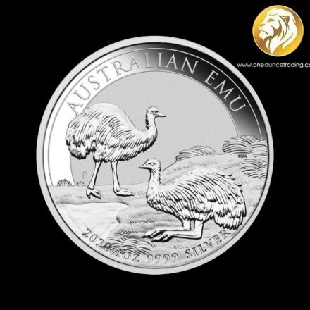 1 oz Australian Silver Emu 2020 (with capsule)
