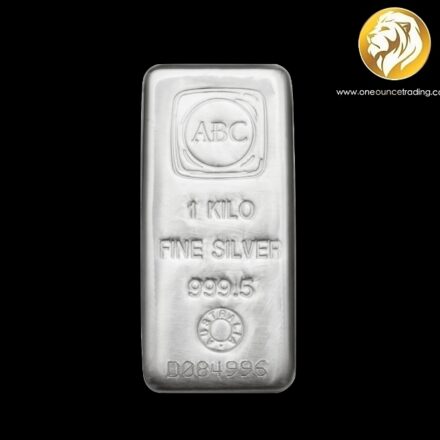 Pre Order - 1 Kilo ABC Silver Cast Bar Serialized with Certificate (ETA: 3rd week Jan. 2026)