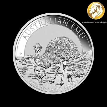 1 oz Australian Silver Emu 2023 (with capsule)