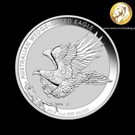1 oz Wedge-Tailed Eagle Silver Coin 2014 (with capsule)