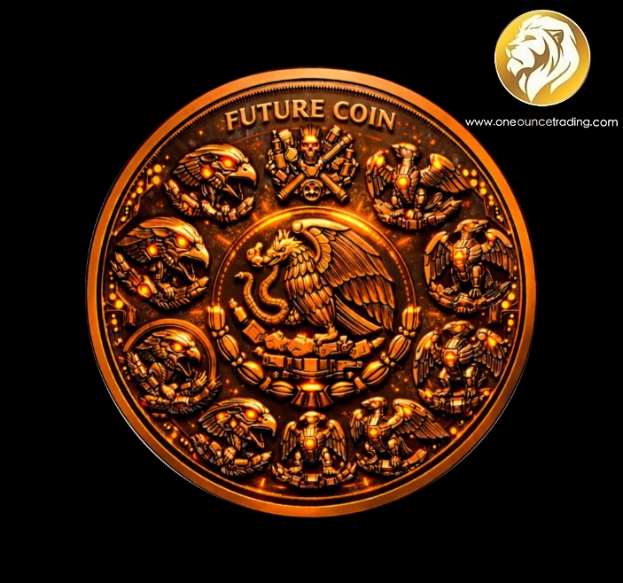 Pre Order - 1 oz LIBERTAD – FUTURE COIN High Relief .999 Fine Copper (ETA: 3rd week June 2026) - Image 2