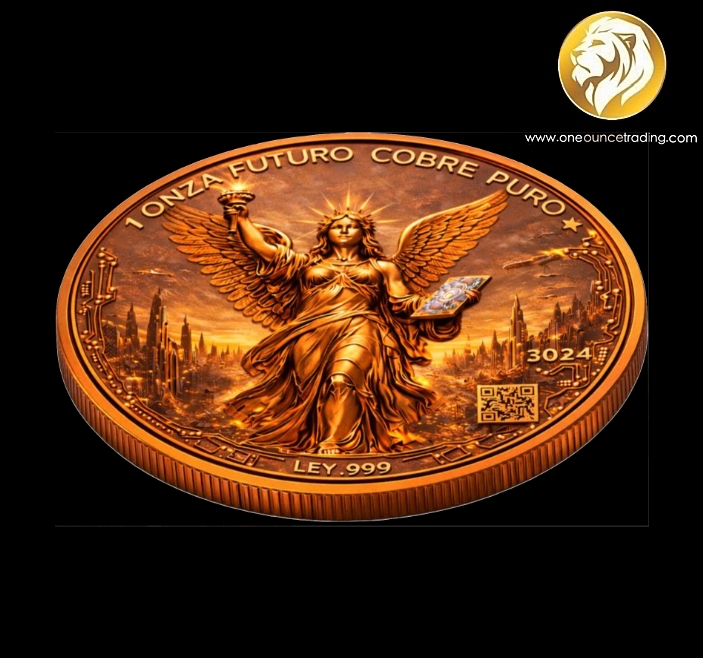 Pre Order - 1 oz LIBERTAD – FUTURE COIN High Relief .999 Fine Copper (ETA: 3rd week June 2026) - Image 4