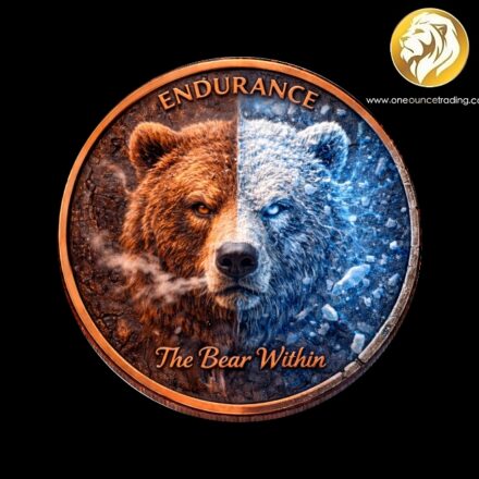 Pre Order - 1 oz BEAR Virtues Series .999 Copper Round Italy 2026 (Starts shipping: 4th week June 2026)