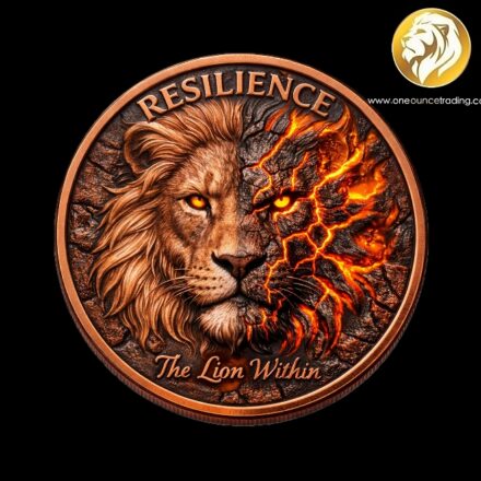 Pre Order - 1 oz RESILIENCE "The Lion Within" 2026 Edition .999 Fine Copper (Starts shipping: 2nd week June 2026)