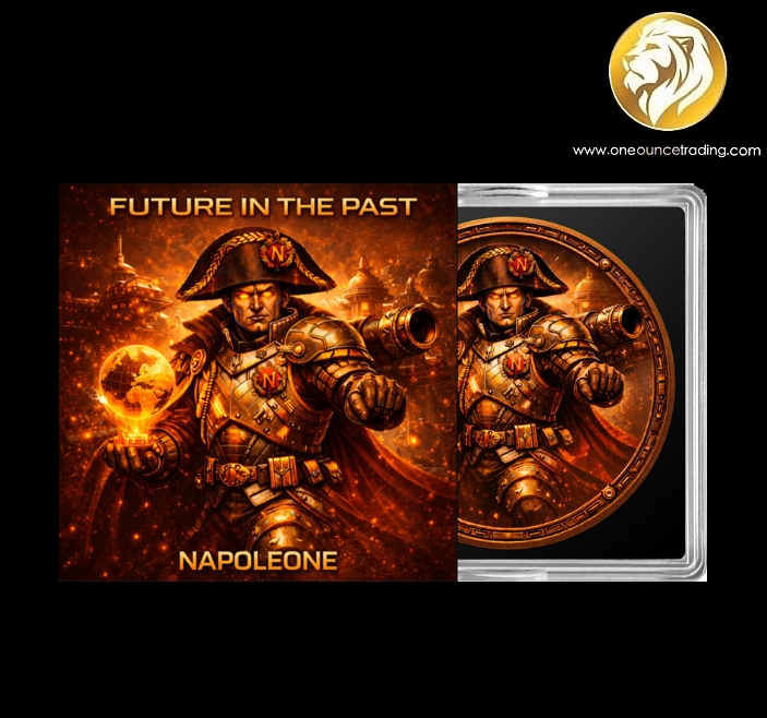 Pre Order - 1 oz NAPOLEONE Future in the Past Series .999 Fine Copper (Starts shipping: 2nd week June 2026) - Image 3