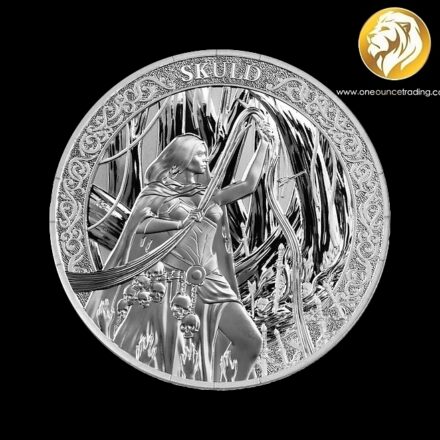 Pre Order - 1 oz Norns: Skuld Silver Round BU 2026 with capsule and certificate of authenticity (Starts shipping: 2nd week April 2026)