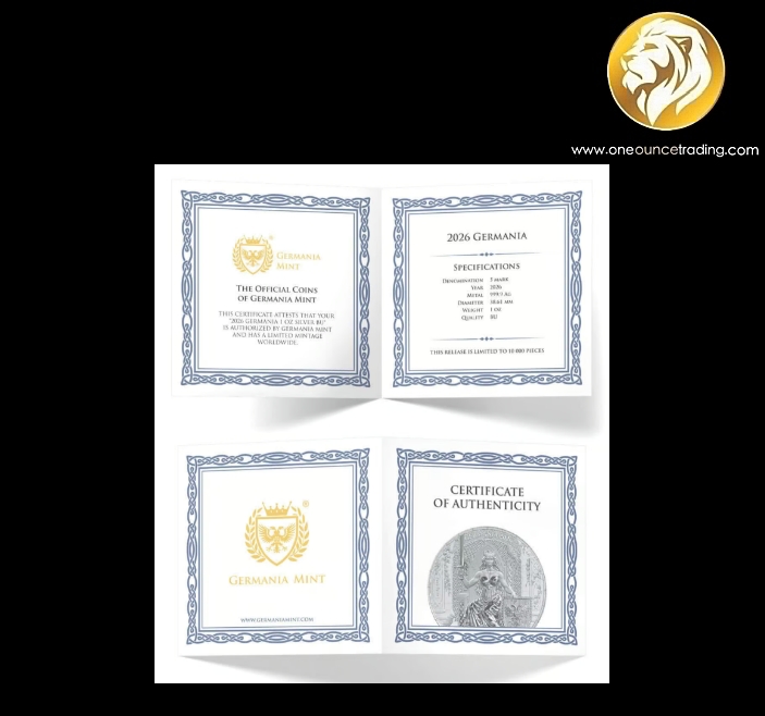 Pre Order - 1 oz Queen on the Throne Silver Coin BU 2026 (Starts shipping: 3rd week April 2026) - Image 3