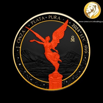 Pre Order - 1 oz NIGHTFALL Dark Elegance Libertad  Silver Coin Mexico 2024 (Starts shipping: 4th week July 2026)