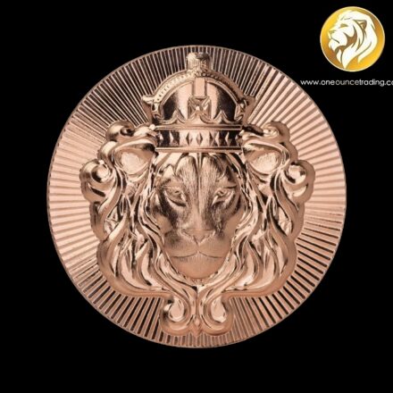 Pre Order - 1 oz Scottsdale Lion Stacker Copper Round (Starts shipping: 4th week August 2026)