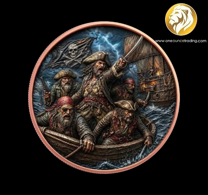 Pre Order - 1 oz PIRATE Copper Round 2026 (Estimate: Nov 2026)