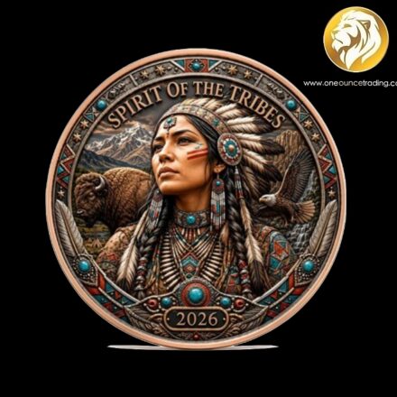 Pre Order - 1 oz SPIRIT OF THE TRIBES Wildlife Series Copper Card Round 2026 (Estimate: Nov 2026)