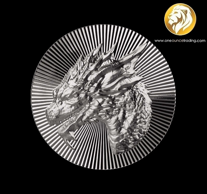 Pre Order - 1 oz Scottsdale Dragon Stacker® Silver Round (Estimate: 1st week Dec. 2026) - Image 4