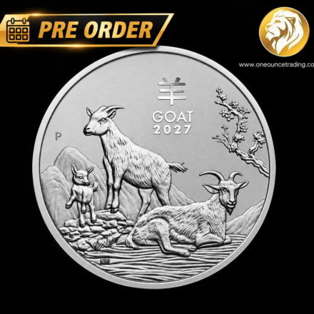 Pre Order - 1 oz Silver Lunar Goat Series III 2027 with capsule (Estimate: 2nd week Dec. 2026)
