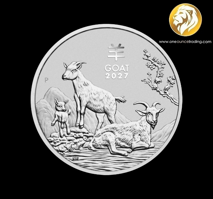 Pre Order - 1 oz Silver Lunar Goat Series III 2027 with capsule (Estimate: 2nd week Dec. 2026) - Image 5
