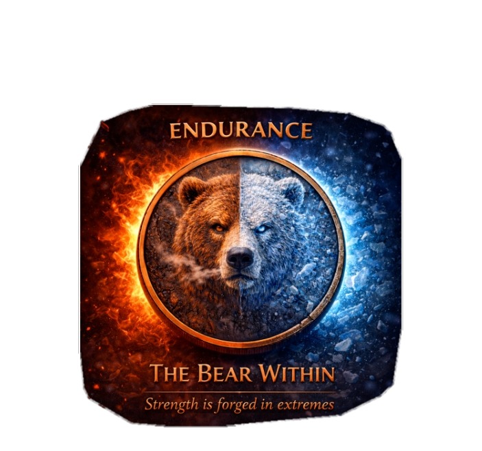 1 oz BEAR Virtues Series .999 Copper Round Italy 2026 - Image 3