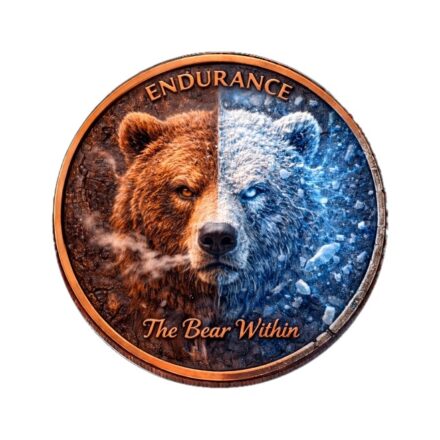 1 oz BEAR Virtues Series .999 Copper Round Italy 2026