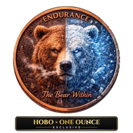 1 oz BEAR Virtues Series .999 Copper Round Italy 2026