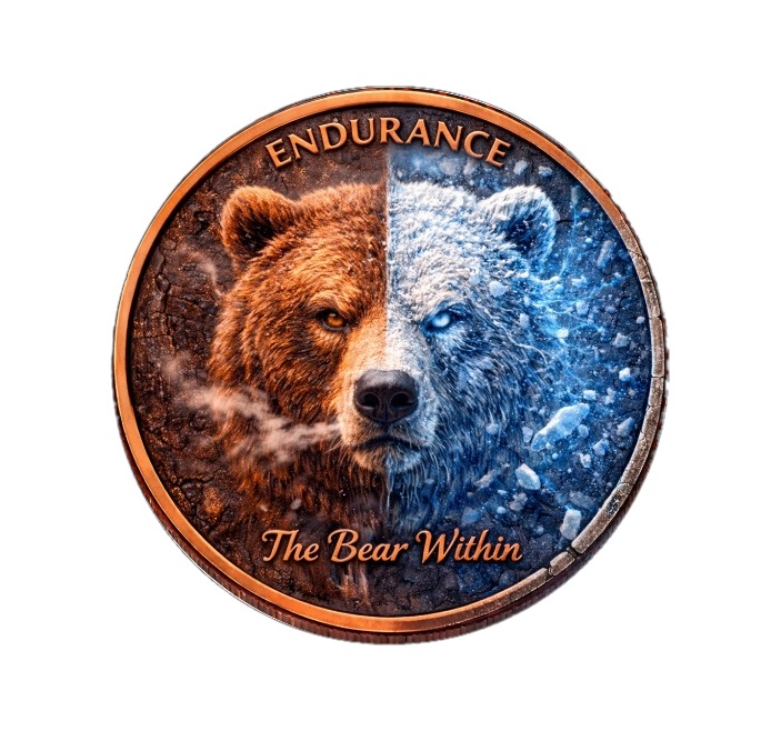 1 oz BEAR Virtues Series .999 Copper Round Italy 2026