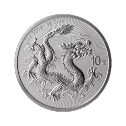 1 oz China Dragon .999 Silver Coin BU 2026– The Legend Continues