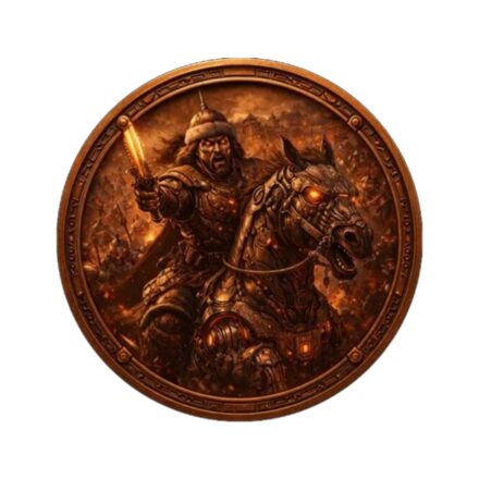 1 oz Genghis Khan - Future in the Past Copper Round