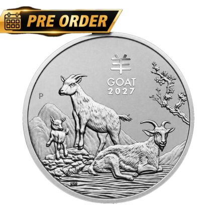 Pre Order - 1 oz Silver Lunar Goat Series III 2027 with capsule (Estimate: 2nd week Dec. 2026)