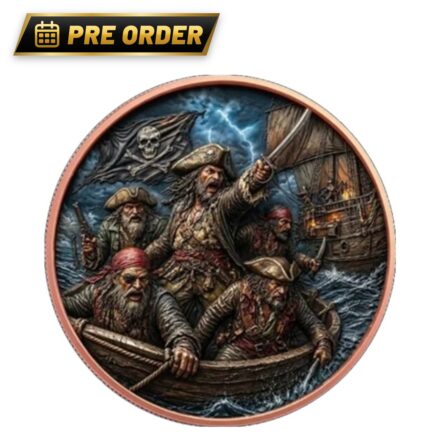 Pre Order – 1 oz PIRATE Copper Round 2026 (Estimate: Nov 2026)