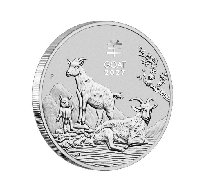 Pre Order - 1 oz Silver Lunar Goat Series III 2027 with capsule (Estimate: 2nd week Dec. 2026) - Image 3