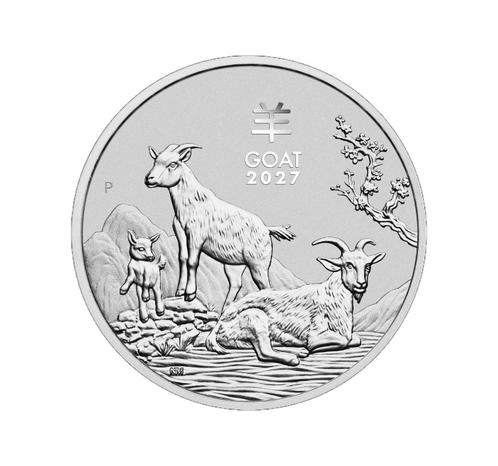 Pre Order - 1 oz Silver Lunar Goat Series III 2027 with capsule (Estimate: 2nd week Dec. 2026) - Image 5