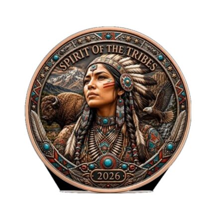 Pre Order - 1 oz SPIRIT OF THE TRIBES Wildlife Series Copper Card Round 2026 (Estimate: Nov 2026)