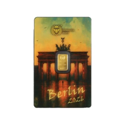 1 gram Gold Minted Bar Berlin Edition