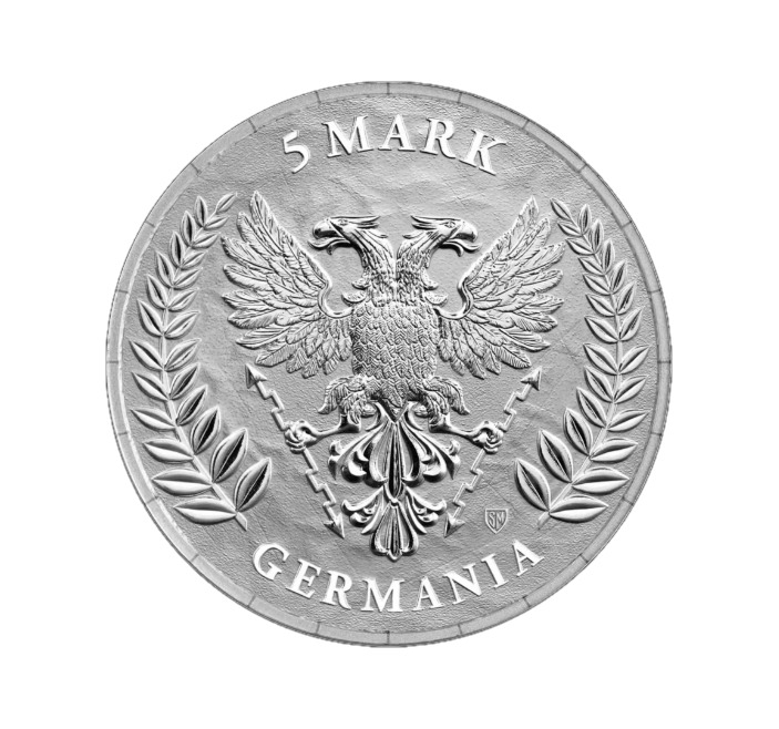 1 oz Queen on the Throne Silver Coin BU 2026 - Image 2