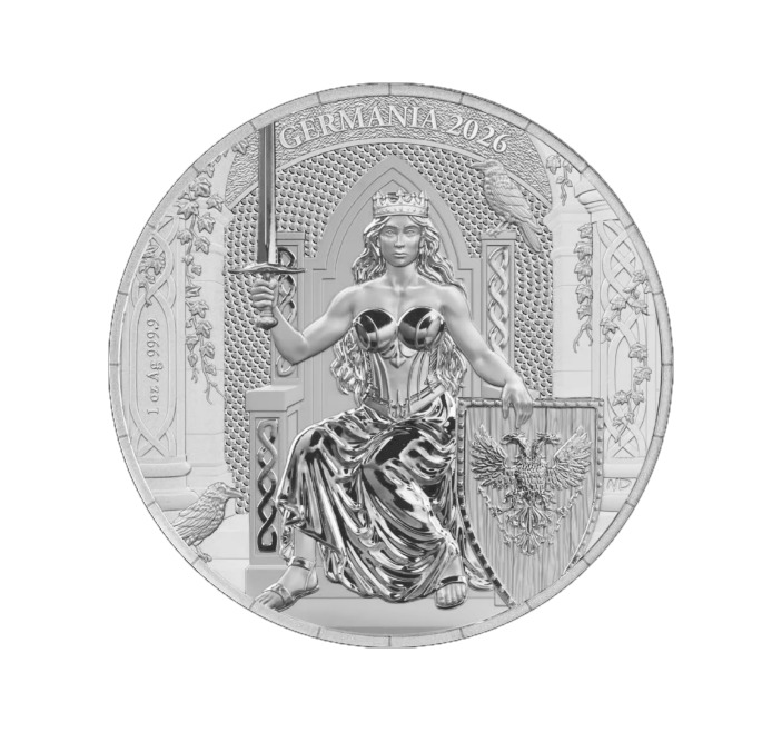 1 oz Queen on the Throne Silver Coin BU 2026