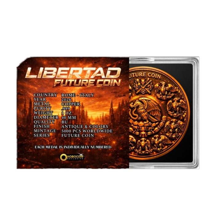 1 oz LIBERTAD – FUTURE COIN High Relief .999 Fine Copper - Image 6