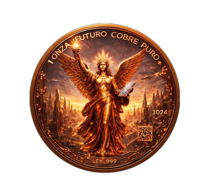 1 oz LIBERTAD – FUTURE COIN High Relief .999 Fine Copper