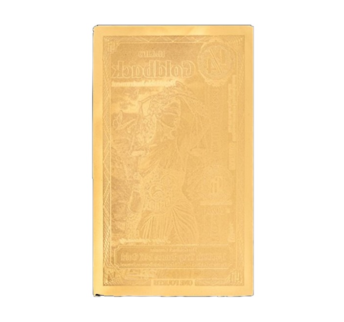 0.25 Goldbacks 1/4000 oz JUSTICE 24K Pure Gold IDAHO 2026 - Image 3