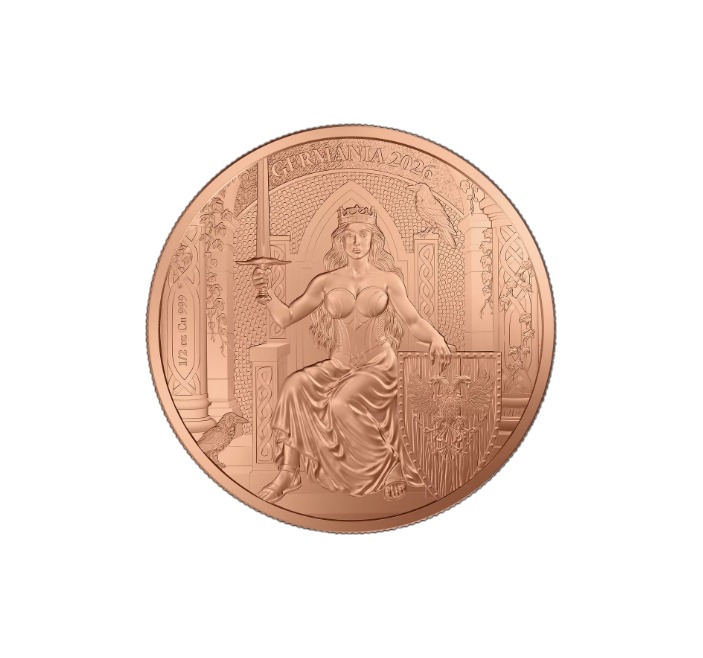 1/2 oz Lady Germania Copper Round 2026